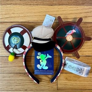 Disney Park Exclusive 50th Anniversary Jungle Cruise Leather Minnie Ears